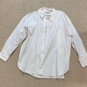 Seraphine Classic White Button-Down Shirt